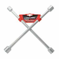Cheie de roată în cruce 17, 19, 21, 23 mm - Carguard