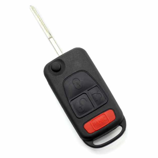 Mercedes Benz - Carcasa tip cheie briceag cu 3 butoane