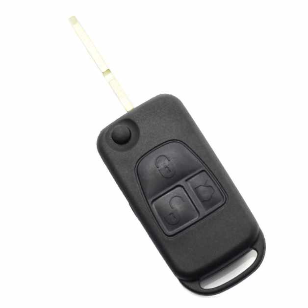Mercedes Benz - Carcasa tip cheie briceag cu 3 butoane