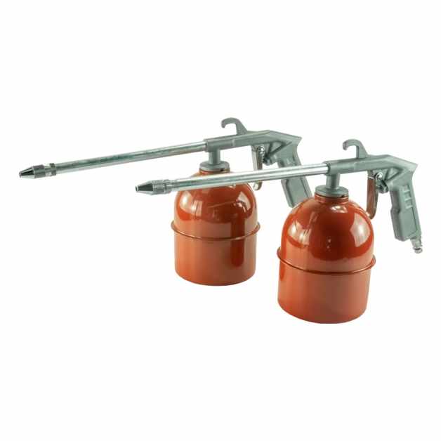 Set 2 pistoale pneumatice pentru pulverizare ulei