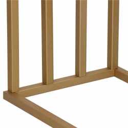 Suport metalic de baie pentru prosoape, cu 4 standuri, 96 cm, auriu mat