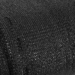 Plasa umbrire si intimitate pentru gard, 1.5m latime, 25m lungime, 140g densitate, negru