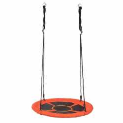 Leagan tip cuib Sersimo G-Line, 100cm, inaltime reglabila, 150 kg, Portocaliu Negru