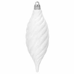 Set globuri si decoratiuni de Craciun, 72 piese, diverse dimensiuni, alb