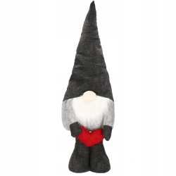 Figurina Craciun, Spiridus, picioare telescopice, inaltime extensibila 63-93cm
