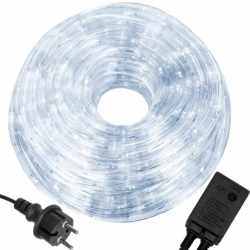 Instalatie tub furtun luminos pentru Craciun, 720 LED-uri, 30m, alb rece