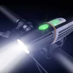 Lampa LED pentru bicicleta, reincarcabila USB, rezistenta la apa, 2200 mAh, autonomie pana la 15 ore