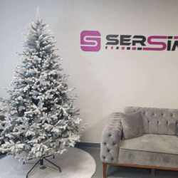 Brad artificial Christmas Deluxe by Sersimo, Viena Select nins, integral 3D, 210cm