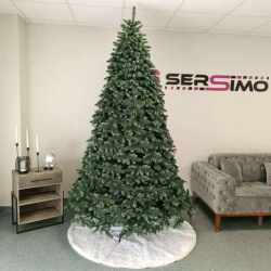 Brad artificial Christmas Deluxe by Sersimo, Canada argintiu, 3D, 250cm