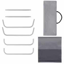 Scaun de plaja Sersimo GC055, pliabil, 90kg, 52x88cm, gri