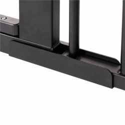 Poarta de siguranta Safety Gate pentru scari, ajustabila 103-110 cm, din otel, neagra