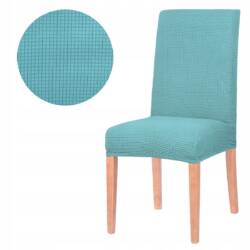 Husa universala pentru scaun, marime universala, poliester si spandex, 45 cm x 60 cm, albastru deschis