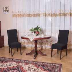 Husa universala pentru scaun, marime universala, poliester si spandex, 45 x 60 cm, negru