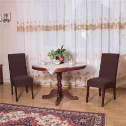 Husa universala pentru scaun, marime universala, poliester si spandex, 45 x 60 cm, maro