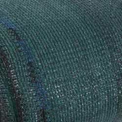 Plasa umbrire si intimitate pentru gard, 1.5m latime, 50m lungime, 185g densitate, verde