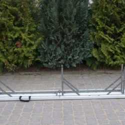 Banca pliabila pentru gradina sau catering, HDPDE, 180x24x42cm, alb