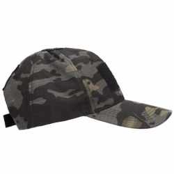 Sapca tactica cu cozoroc curbat, cu scai pentru atasare patch, unisex, culoare camuflaj