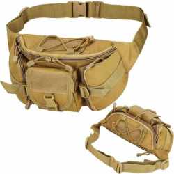 Borseta incapatoare pentru umar sau brau, impermeabila, unisex, 37x19cm, verde