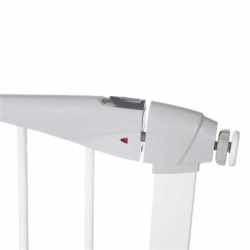 Poarta de siguranta Safety Gate pentru scari, ajustabila 104-113 cm, din otel, alba