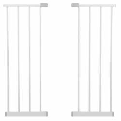 Poarta de siguranta Safety Gate pentru scari, ajustabila 132-141 cm, din otel, alba
