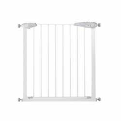 Poarta de siguranta Safety Gate pentru scari, ajustabila 83-92 cm, din otel, alba
