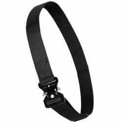 Curea centura Tactical Combat pentru barbati 3.5 x 125 cm, rezistent, negru
