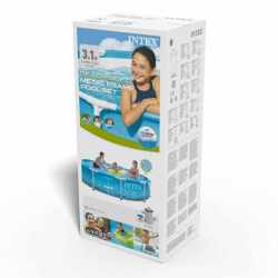 Piscina rotunda cu cadru metalic Beachside Metal Frame Intex 28208NP, 305x76 cm, cu pompa filtrare