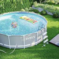Piscina cadru metalic Intex Prism Frame, 366x99cm, 9.000 litri, cu pompa de filtrare si scara