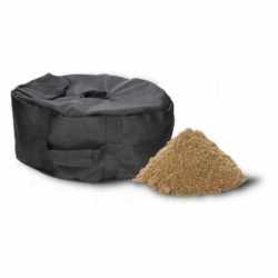 Suport umplere umbrela 47x18 cm, sac cu manere, inchidere velcro, poliester impermeabil, negru