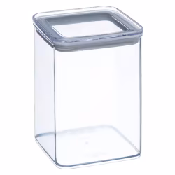 Cutie depozitare patrata 5Five PS, 1 litru, 10x10x14 cm, transparent