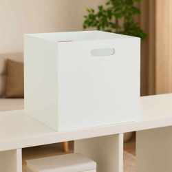 Cutie depozitare 5Five din lemn MDF, pentru raft, 30x30x30 cm, alb