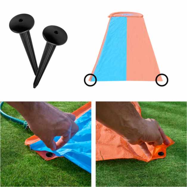 KX4033_1 Osłona na sprężyny do trampoliny ochraniacz mata zab