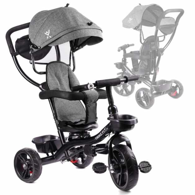 KX6200 Rowerek trójkołowy Trike Fix Lite szary 1-5