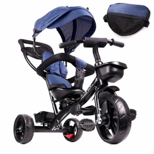 KX6200_1 Rowerek trójkołowy Trike Fix Lite granatowy 1-3