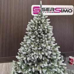 Brad artificial Christmas Deluxe by Sersimo, Polar Winter Select, integral 3D, 180 cm