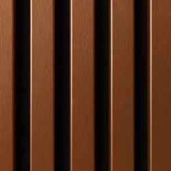 Riflaj MDF decorativ LDA PREMIUM de tip Panou Acustic, Cupru periat, 260x40 cm