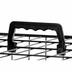 Cusca metalica pentru caine XXXL, pliabila, cu tava detasabila, 121x74x81 cm, negru