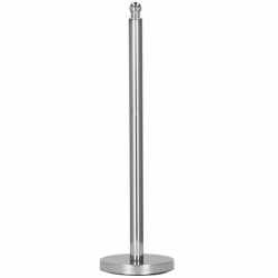 Suport hartie igienica tip tija, 51cm, argintiu cromat
