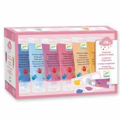 6 culori de pictat cu mana Sweet, Djeco