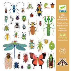 Abtibilduri metalice Microcosmos, Djeco