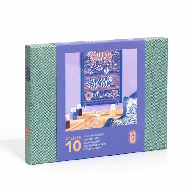 Atelier creativ 10 pentru adulti Pictura pe matase