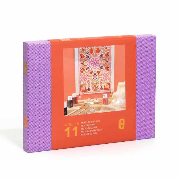Atelier creativ 11 pentru adulti Pictura pe matase