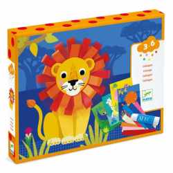 Atelier creativ Animale cu bucle, Djeco