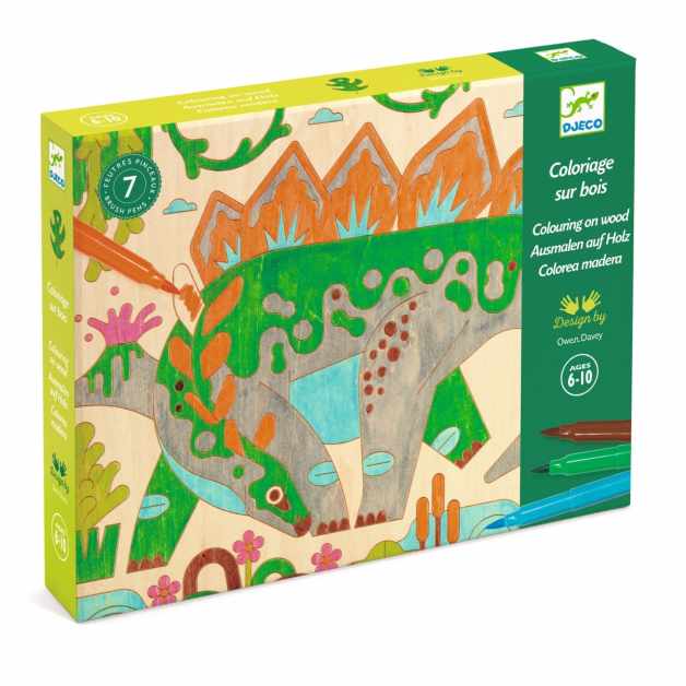 Atelier de pictura pe lemn Dinozauri