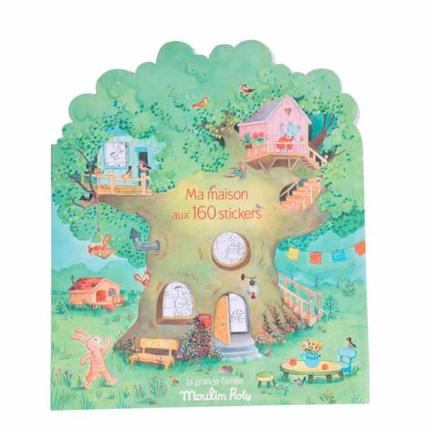 Carte de colorat cu stickere Marea familie