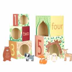 Cuburi de stivuit, Orange Tree Toys