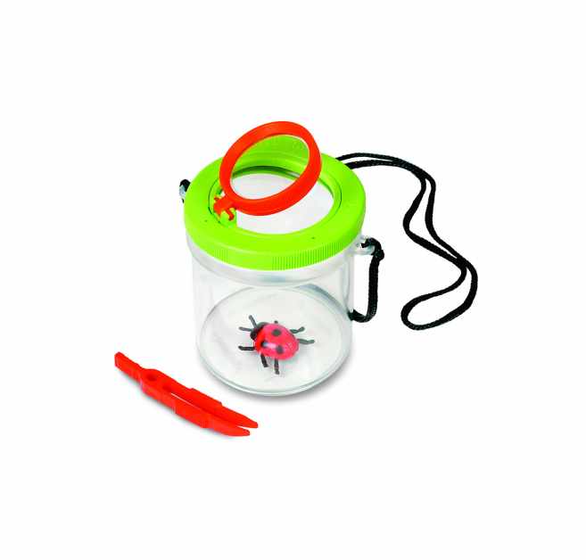 Cutie cu lupa pentru observarea insectelor