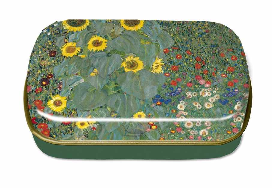 Cutiuta metalica design Klimt