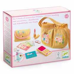 Geanta din bumbac cu accesorii, Djeco