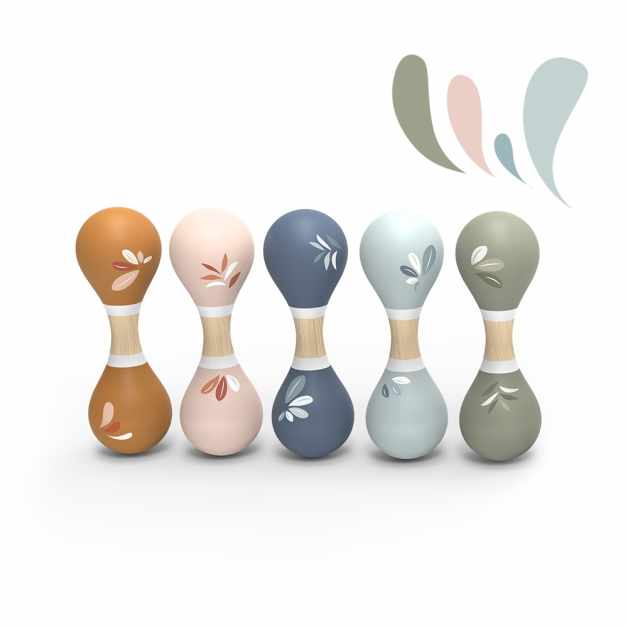 Instrument muzical Maracas dublu